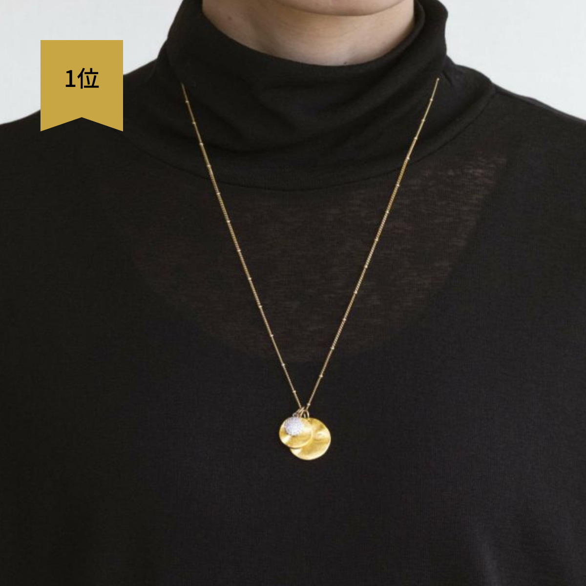 メタルネックレス CZ